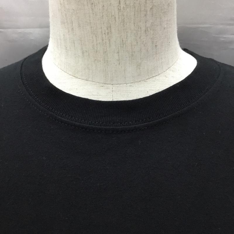 モンキータイム MONKEY TIME Tシャツ 長袖 8312-599-0974-0970 クルーネック プリント ロンT タグ付き L ロゴ、文字 黒 / ブラック /  メンズ USED 古着 中古 10121237