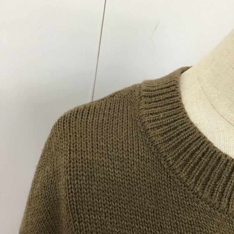 センスオブプレイスバイアーバンリサーチ SENSE OF PLACE by URBAN RESEARCH ワンピース ロングスカート aa97-26a101 キーネックニットワンピース FREE 無地 茶 / ブラウン /  レディース USED 古着 中古 10120271