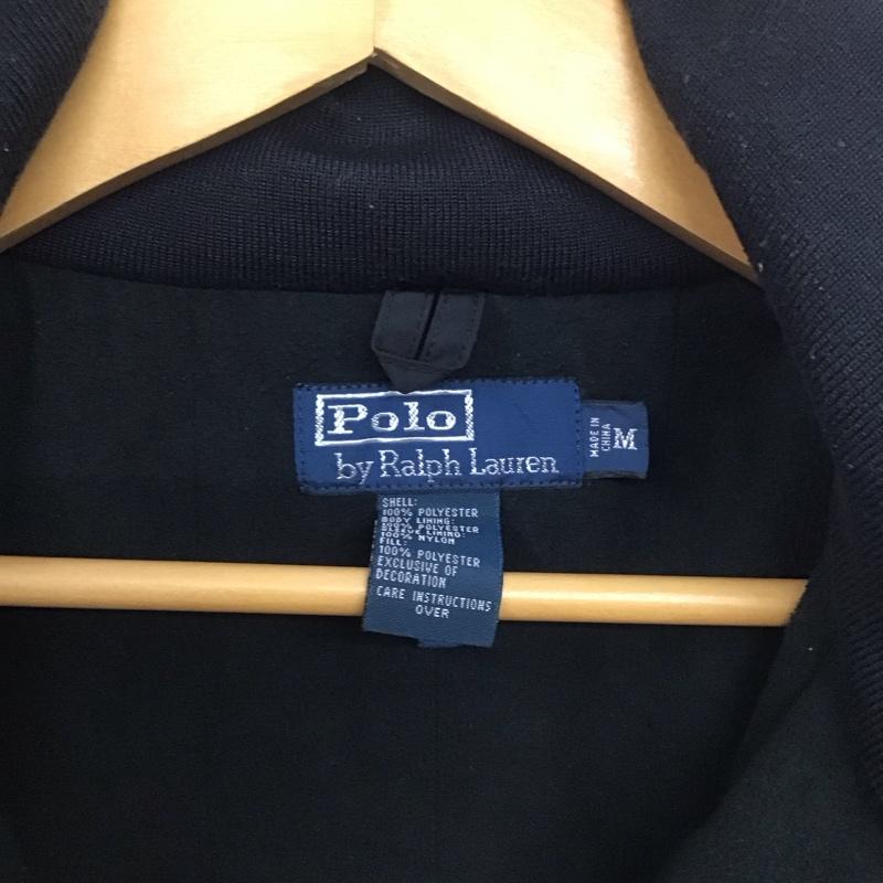 ラルフローレン RALPHLAUREN ジャケット、上着 ジャケット、ブレザー ジップアップジャケット ナイロンジャケット アウター M ロゴ、文字 黒 / ブラック /  メンズ USED 古着 中古 10139871