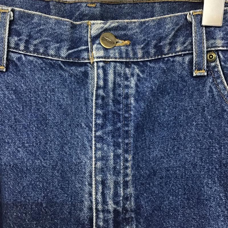 カーハート Carhartt パンツ デニム、ジーンズ デニムパンツ ワイドパンツ カジュアルパンツ ストレッチパンツ 無地 インディゴ / インディゴ /  メンズ USED 古着 中古 10141965
