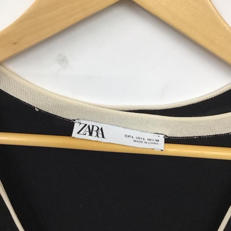 ザラ ZARA ワンピース ロングスカート L 無地 黒 / ブラック /  レディース USED 古着 中古 10128892