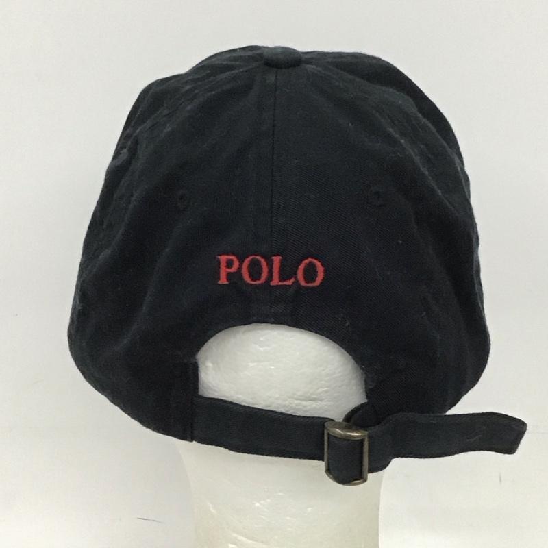 ラルフローレン RALPHLAUREN 帽子 キャップ ワンポイント 黒 / ブラック /  レディース USED 古着 中古 10139357