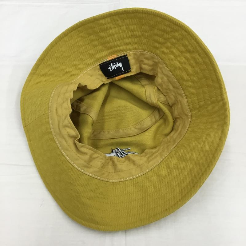 ステューシー STUSSY 帽子 ハット FREE ロゴ、文字 マスタード / マスタード /  メンズ USED 古着 中古 10140575