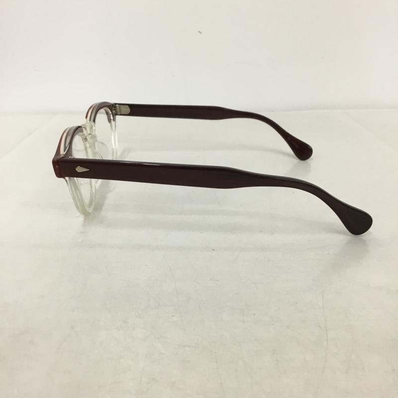 古着 USED めがね・サングラス めがね JULIUS TART OPTICAL AR 復刻 箱有 無地 透明 / クリア / X 茶 / ブラウン /  メンズ USED 古着 中古 10145204
