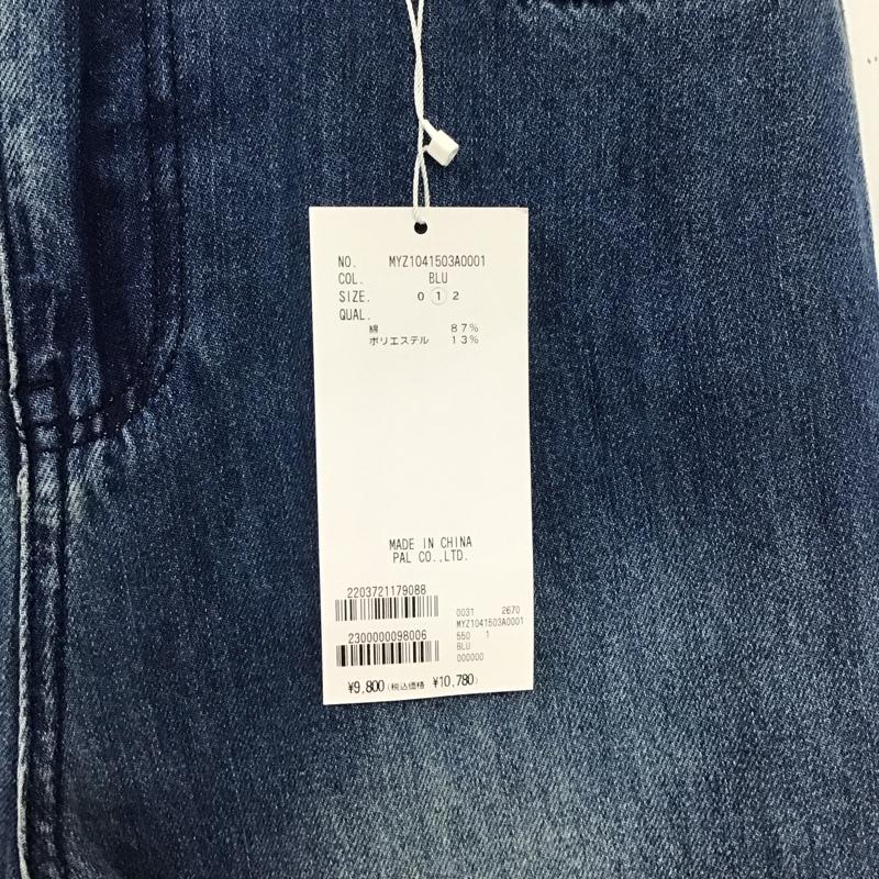 ミスティック mystic パンツ デニム、ジーンズ 1 無地 青 / ブルー /  レディース USED 古着 中古 10148732