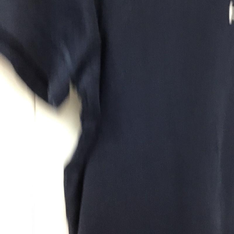 トミーヒルフィガー TOMMY HILFIGER Tシャツ 半袖 M ロゴ、文字 紺 / ネイビー /  メンズ USED 古着 中古 10130761