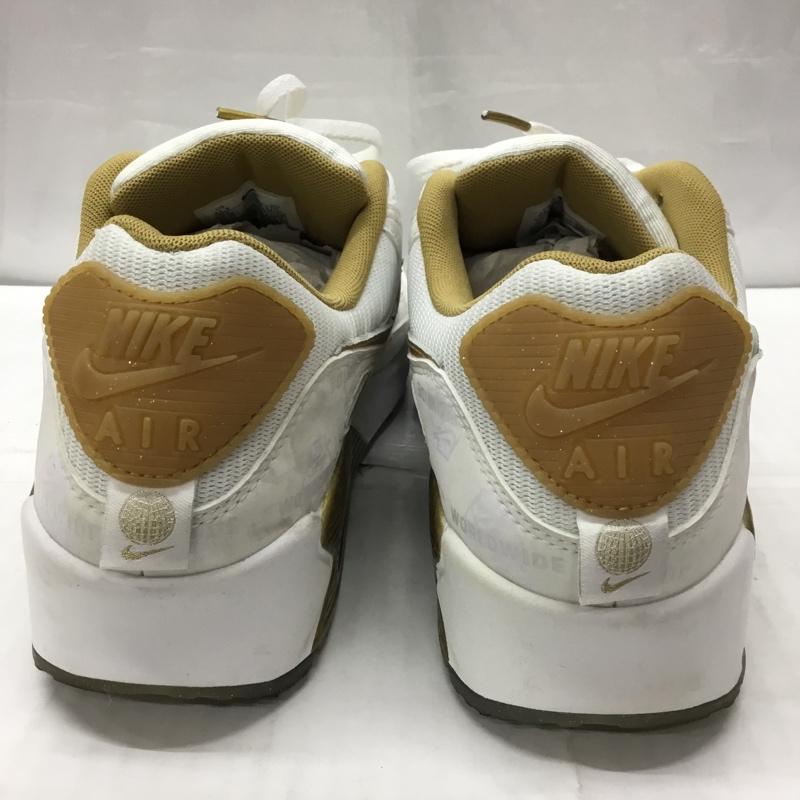 ナイキ NIKE スニーカー スニーカー DA1342-170 WMNS AIR MAX 90 SE 28.5cm 28.5cm ロゴ、文字 白 / ホワイト / X 金 / ゴールド /  メンズ USED 古着 中古 10112859