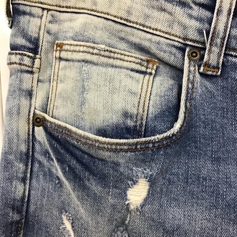 ザラ ZARA パンツ デニム、ジーンズ デニムパンツ スリムパンツ ストレッチパンツ ジーンズ 44 無地 インディゴ / インディゴ /  メンズ USED 古着 中古 10116389