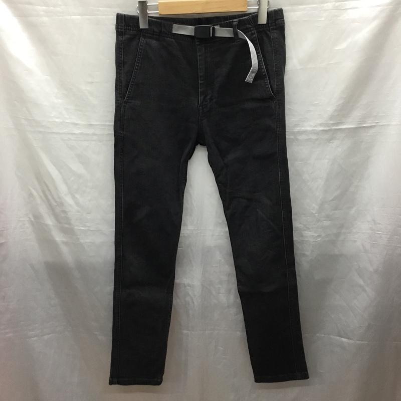 グラミチ GRAMICCI パンツ デニム、ジーンズ gmp-19f1190 デニムパンツ ストレッチパンツ カジュアルパンツ ナノユニバース S 無地 黒 / ブラック /  メンズ USED 古着 中古 10121114