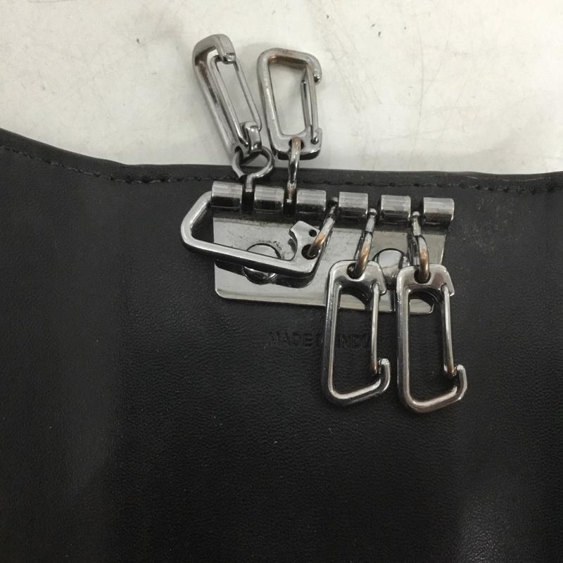 マイケルコース MICHAEL KORS キーケース キーケース MKシグネチャー COOPER ロゴ 総柄 黒 / ブラック /  メンズ USED 古着 中古 10142181