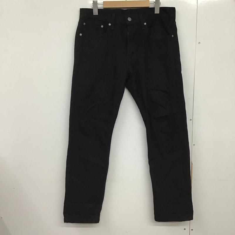 リーバイストラウスアンドコー Levi Strauss & co. パンツ デニム、ジーンズ デニムパンツ ワイドパンツ カジュアルパンツ ストレッチパンツ 31インチ 無地 黒 / ブラック /  メンズ USED 古着 中古 10147075