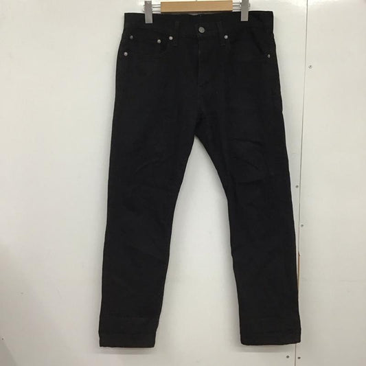 リーバイストラウスアンドコー Levi Strauss & co. パンツ デニム、ジーンズ デニムパンツ ワイドパンツ カジュアルパンツ ストレッチパンツ 31インチ 無地 黒 / ブラック /  メンズ USED 古着 中古 10147075