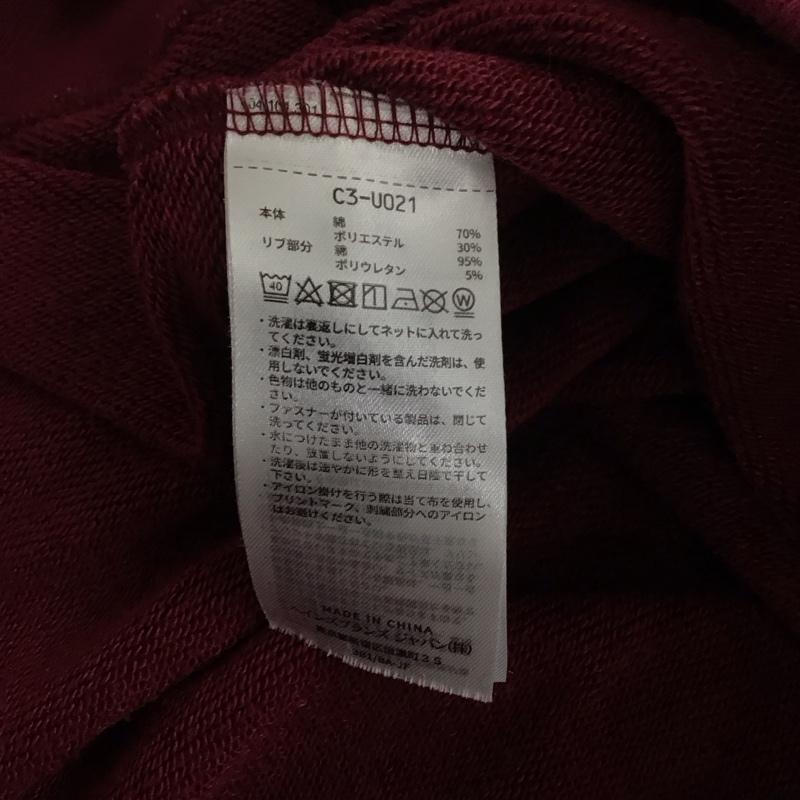 チャンピオン Champion トレーナー 長袖 c3-u021 長袖トレーナー スウェット クルーネック プルオーバー L ロゴ、文字 えんじ / ワインレッド /  メンズ USED 古着 中古 10130656