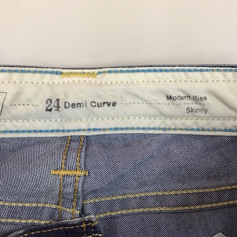 リーバイス Levi s パンツ デニム、ジーンズ W24/61cm Demi Curve 無地 水色 / ライトブルー /  レディース USED 古着 中古 10121941