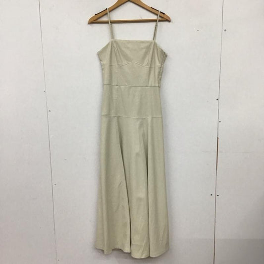 ザラ ZARA ワンピース ロングスカート XS 無地 アイボリー / アイボリー /  レディース USED 古着 中古 10137443