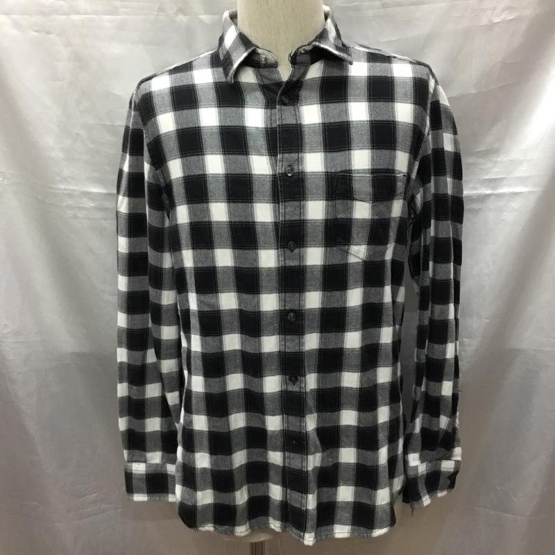 ディーゼル DIESEL シャツ、ブラウス 長袖 長袖シャツ カラーシャツ ポケットシャツ 長袖カットソー チェックシャツ S チェック 白 / ホワイト / X 黒 / ブラック /  メンズ USED 古着 中古 10117574