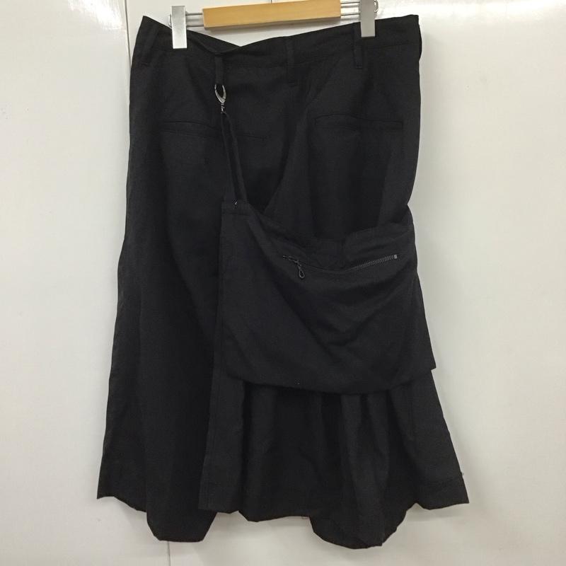 キリュウキリュウ kiryuyrik パンツ ショートパンツ ハーフパンツ ショートパンツ カジュアルパンツ ワイドパンツ M 無地 黒 / ブラック /  メンズ USED 古着 中古 10110435