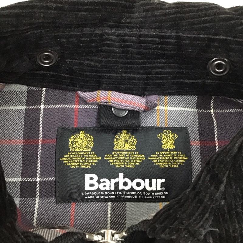 バーブァー Barbour ジャケット、上着 ジャンパー、ブルゾン ジップアップジャケット ジャンパー ジャケット カジュアルジャケット アウター 38 無地 黒 / ブラック /  メンズ USED 古着 中古 10114119