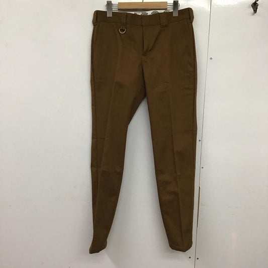 ディッキーズ Dickies パンツ ワークパンツ、ペインターパンツ 144m40wd03 TCツイル デニムテーパード ワイドパンツ 30インチ 無地 茶 / ブラウン /  メンズ USED 古着 中古 10141405