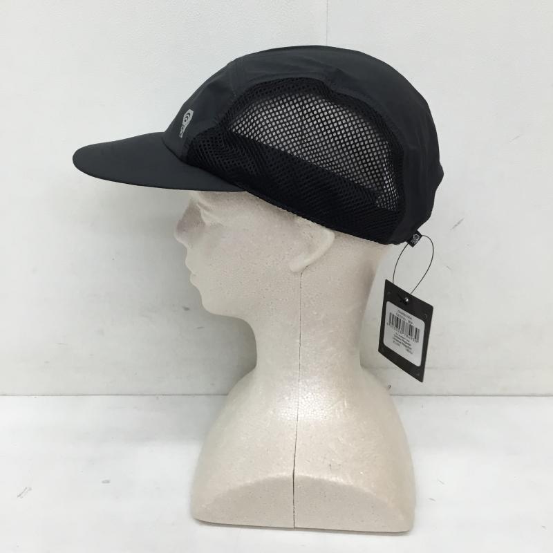 マウンテン ハード ウェアー MOUNTAIN HARDWEAR 帽子 キャップ OE5016-004　アエアシェルキャップ ロゴ、文字 黒 / ブラック /  メンズ USED 古着 中古 10135649