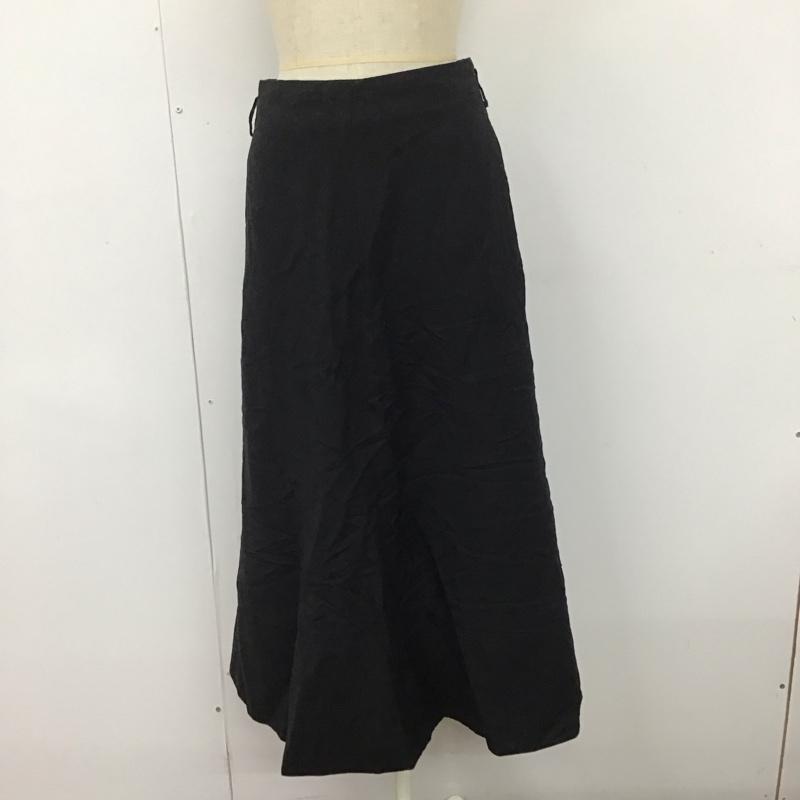 ミラオーウェン Mila Owen スカート ロングスカート 09WFS182127 フレアスカート 0 無地 黒 / ブラック /  レディース USED 古着 中古 10111431