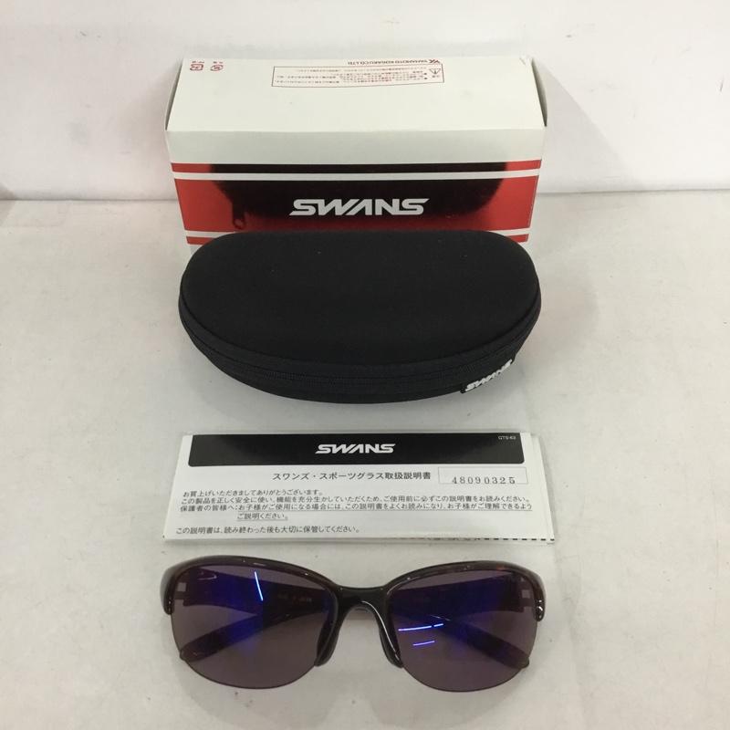 スワンズ Swans めがね・サングラス サングラス LN-0170 LUNA ULTRA LENS for DRIVINGモデル スポーツサングラス 箱有 ロゴ、文字 えんじ / ワインレッド /  メンズ USED 古着 中古 10141102