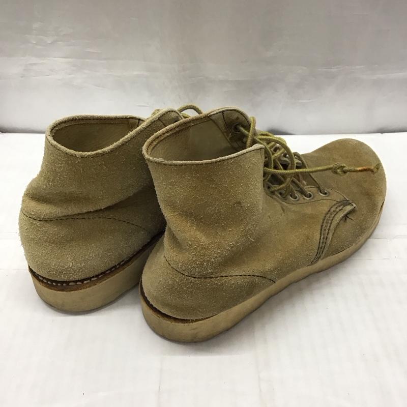 レッドウィング RED WING ブーツ ショートブーツ 02382 アイリッシュセッター 7.5E 無地 ベージュ / ベージュ /  メンズ USED 古着 中古 10121617