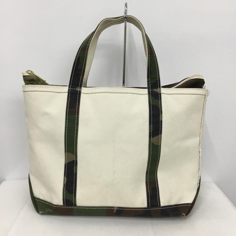 エルエルビーン L.L.Bean トートバッグ トートバッグ 112644 ジップトップ BOAT AND TOTE キャンバス カモフラージュ柄・迷彩 マルチカラー / マルチカラー /  メンズ USED 古着 中古 10145858