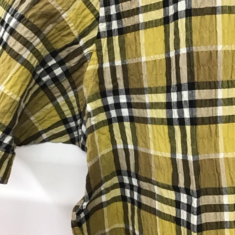 バーバリーロンドン Burberry London シャツ、ブラウス 半袖 半袖シャツ チェックシャツ カラーシャツ L チェック マルチカラー / マルチカラー /  メンズ USED 古着 中古 10139833