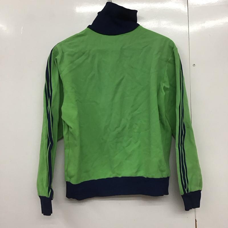 アディダス adidas ジャケット、上着 ジャンパー、ブルゾン ジップアップジャケット ジャージ 古着 70s 西ドイツ デサント社 3 ロゴ、文字 緑 / グリーン /  メンズ USED 古着 中古 10144599