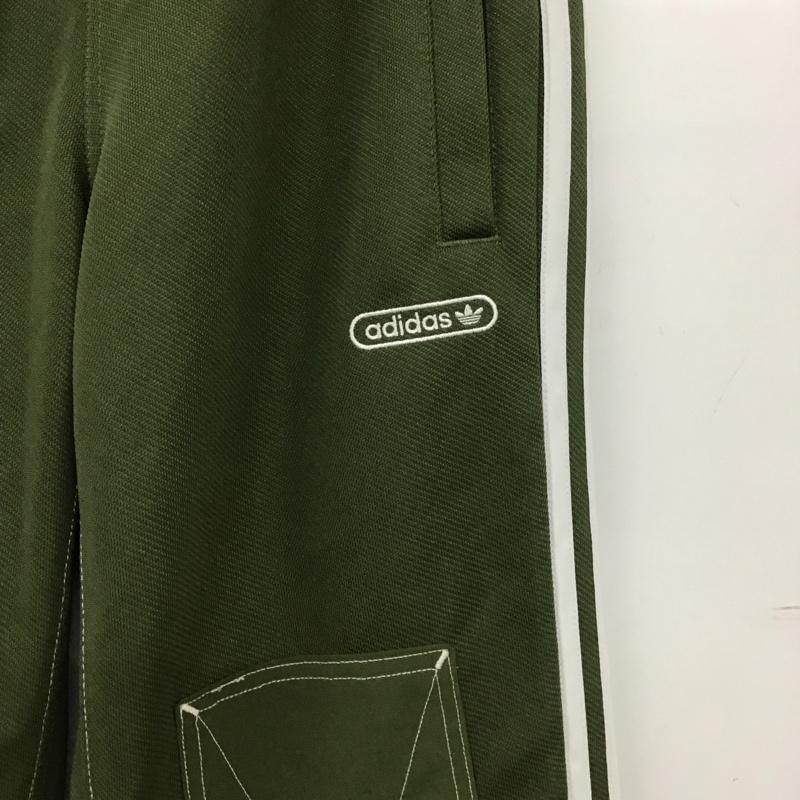 アディダス adidas パンツ ワークパンツ、ペインターパンツ gn3808 ボトム ワイドパンツ トラックパンツ S ロゴ、文字 カーキ / カーキ /  メンズ USED 古着 中古 10147001