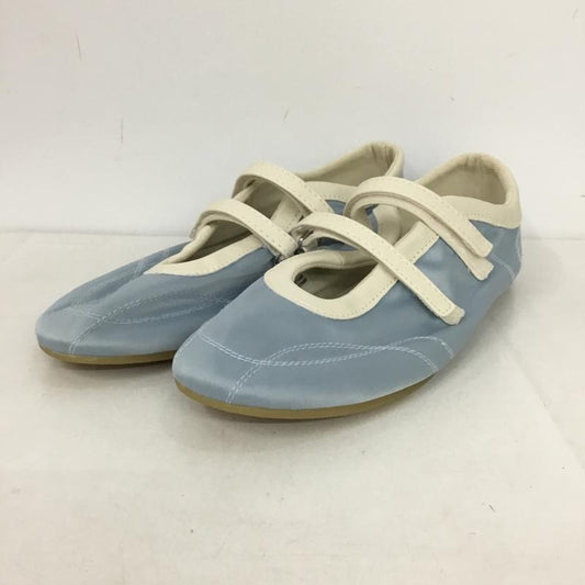 ザラ ZARA パンプス パンプス 5206 510 401 サテン風バレエシューズ EU38 無地 水色 / ライトブルー /  レディース USED 古着 中古 10144352