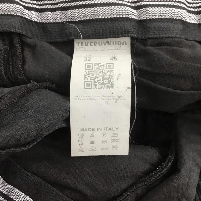 タケシクロサワ TAKESHY KUROSAWA ボトムス ボトムス コーデュロイ 32インチ 無地 黒 / ブラック /  メンズ USED 古着 中古 10106318