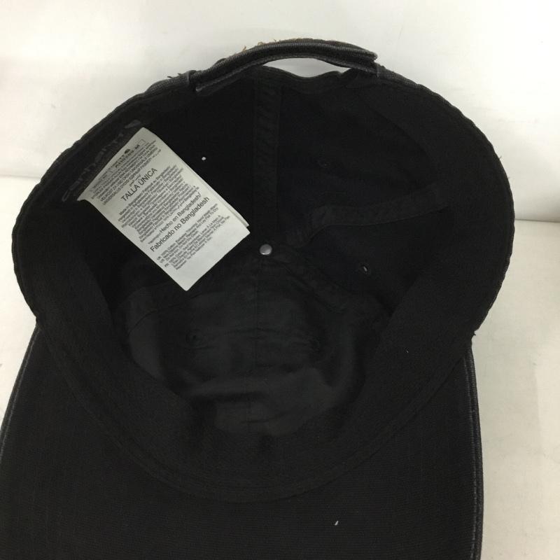 カーハート Carhartt 帽子 キャップ AH0289-M Odessa Cap ロゴ、文字 黒 / ブラック /  メンズ USED 古着 中古 10129561