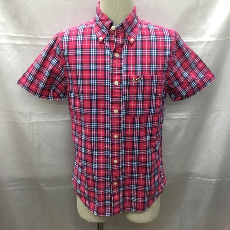 ホリスター Hollister シャツ、ブラウス 半袖 ボタンダウンシャツ S チェック マルチカラー / マルチカラー /  メンズ USED 古着 中古 10108979