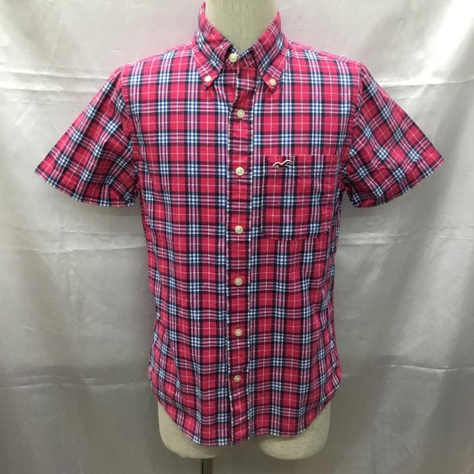 ホリスター Hollister シャツ、ブラウス 半袖 ボタンダウンシャツ S チェック マルチカラー / マルチカラー /  メンズ USED 古着 中古 10108979