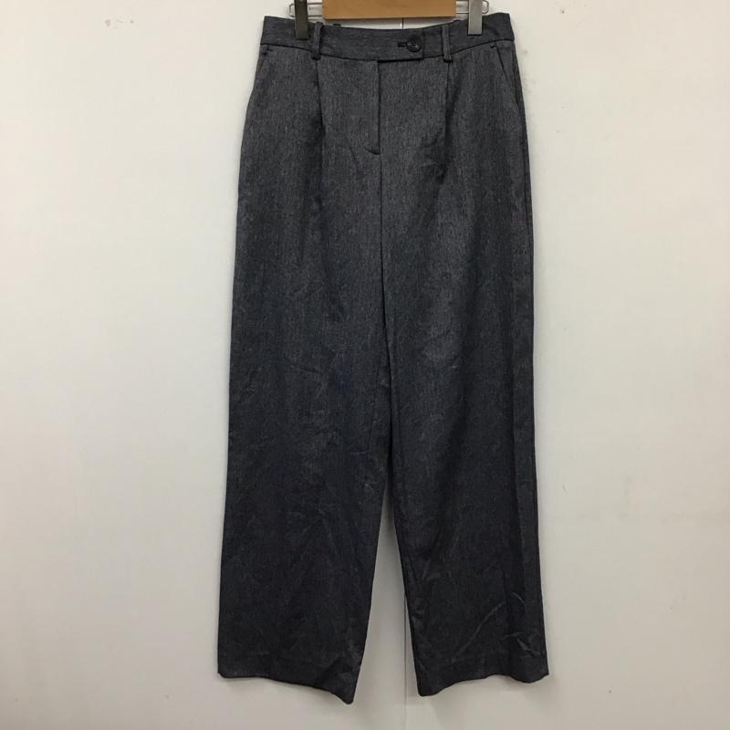 ザラ ZARA パンツ スラックス スラックスパンツ ワイドパンツ カジュアルパンツ S 無地 インディゴ / インディゴ /  レディース USED 古着 中古 10117997