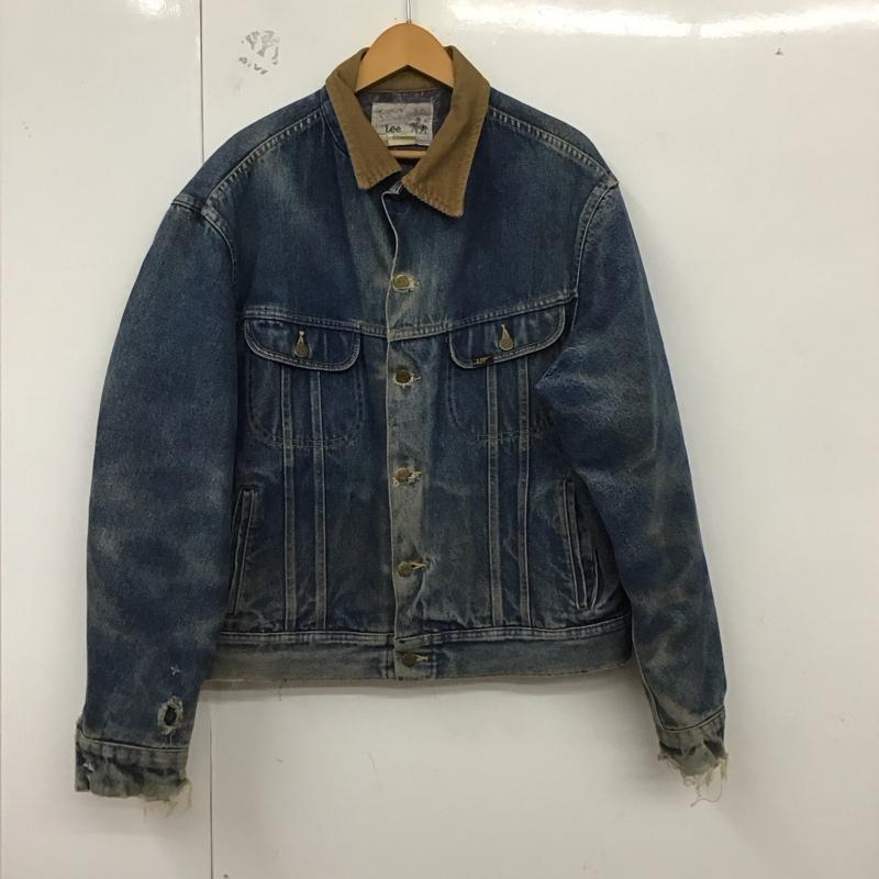 リー Lee ジャケット、上着 ジャケット、ブレザー デニムジャケット Gジャン アウター カジュアルジャケット sturmrider 70s～80s 46 無地 インディゴ / インディゴ /  メンズ USED 古着 中古 10130108
