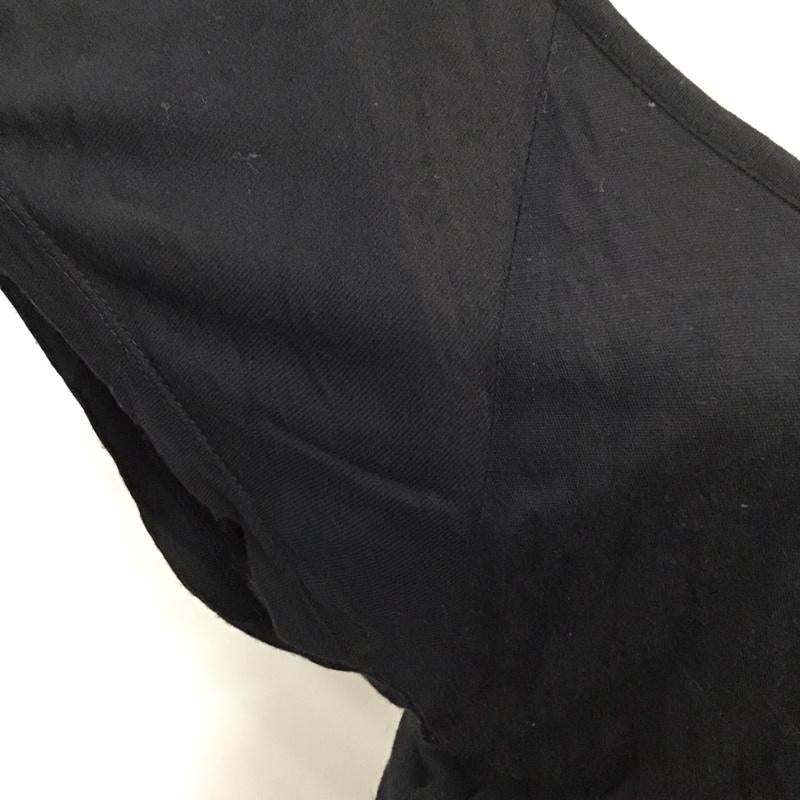 アズールバイマウジー AZUL BY MOUSSY ワンピース ロングスカート フレンチスリーブ M 無地 黒 / ブラック /  レディース USED 古着 中古 10115425
