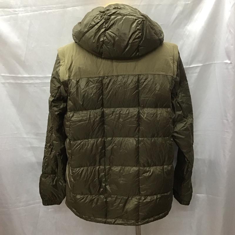 エディーバウアー Eddie Bauer ジャケット、上着 ジャンパー、ブルゾン ジップアップジャケット ジャンパー ジャケット ダウンジャケット アウター M ロゴ、文字 カーキ / カーキ /  メンズ USED 古着 中古 10110766