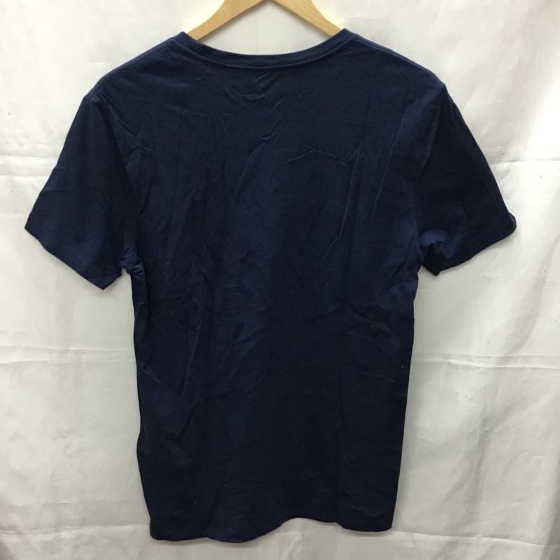 リーバイス Levi s Tシャツ 半袖 M 無地 紺 / ネイビー /  メンズ USED 古着 中古 10110598