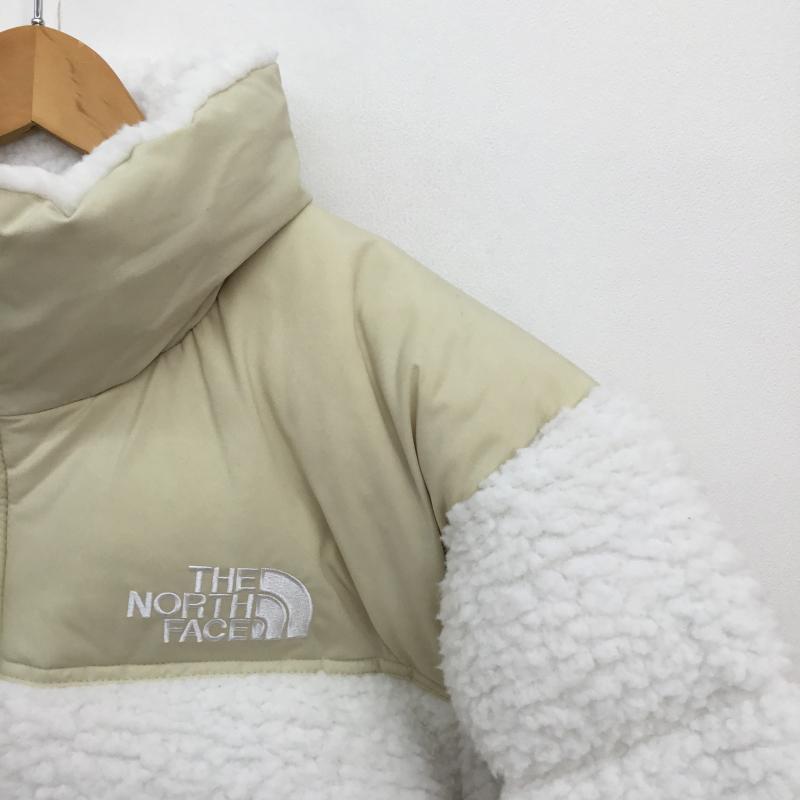 ザノースフェイス THE NORTH FACE ジャケット、上着 ダウンジャケット SHERPA NUPTSE JACKET シェルパ ヌプシ ジャケット NF0A5A84 ボア フリース L ロゴ、文字 白 / ホワイト / X ベージュ / ベージュ /  メンズ USED 古着 中古 10105682