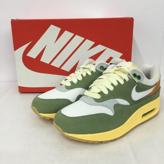 ナイキ NIKE スニーカー スニーカー FD0395 386 WMNS AIR MAX 1 PREMIUM Think Tank 22.5cm 箱有 22.5cm ロゴ、文字 カーキ / カーキ / X 白 / ホワイト /  レディース USED 古着 中古 10145590