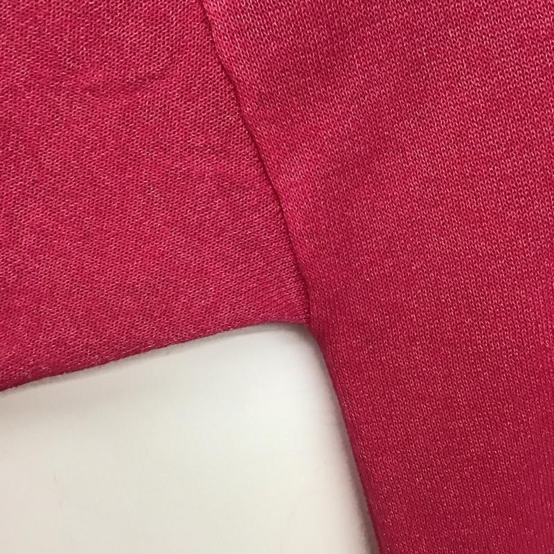 ディーゼル DIESEL ニット、セーター 長袖 長袖ニットカットソー Vネック セーター XXS プリント マゼンタ / マゼンタ /  レディース USED 古着 中古 10147648