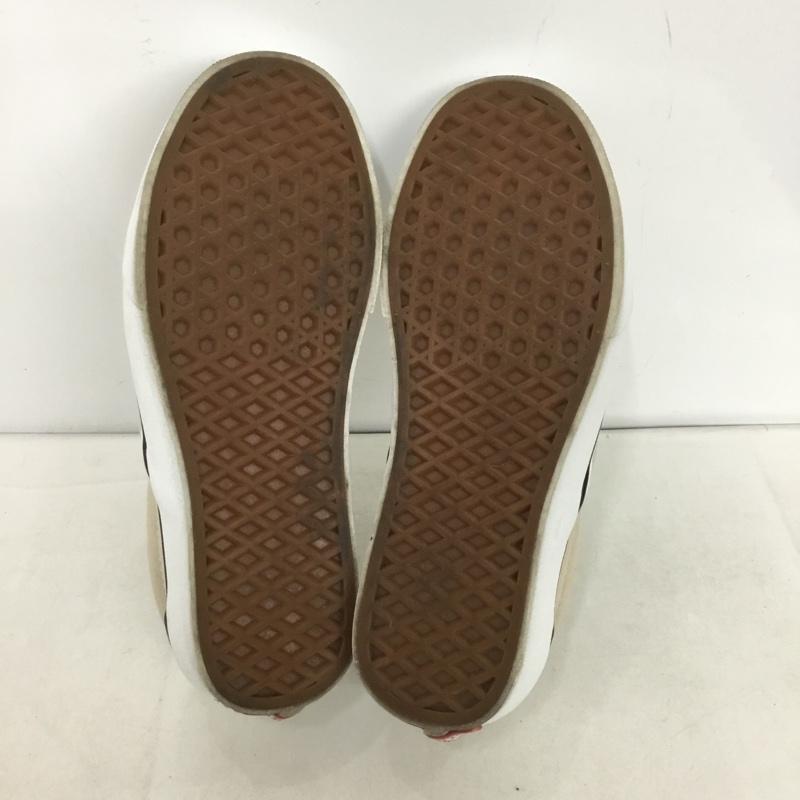 バンズ VANS スリッポン スリッポン 508731 22.5cm スニーカー 22.5cm チェック 白 / ホワイト / X ベージュ / ベージュ /  レディース USED 古着 中古 10146873