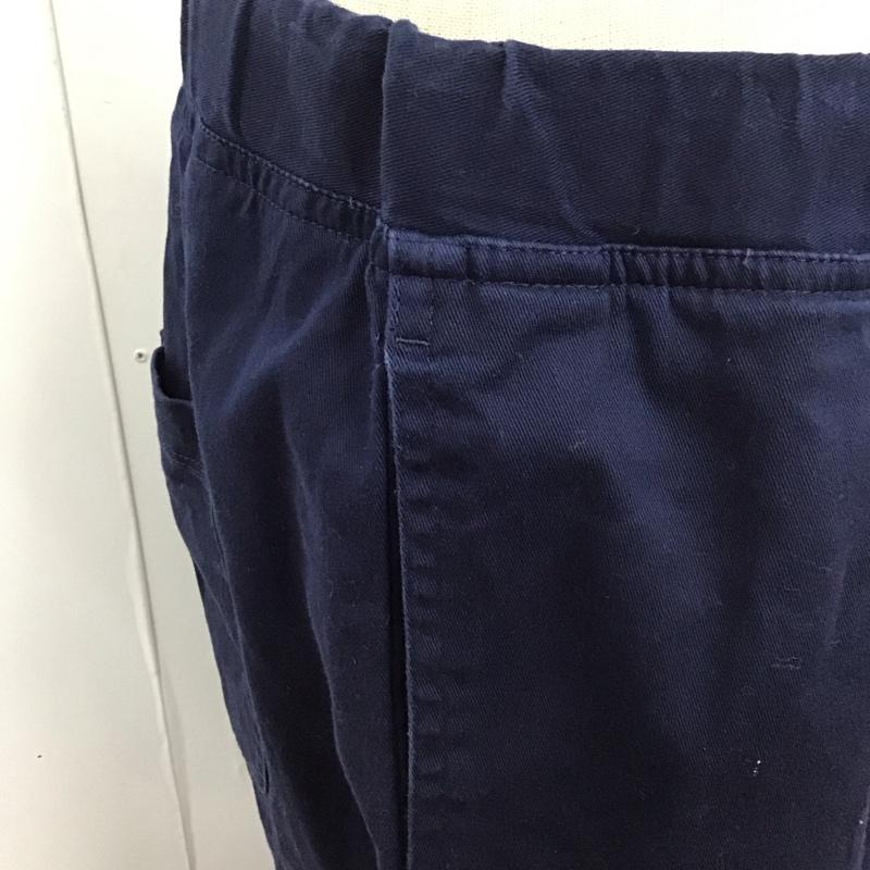 チャンピオン Champion ボトムス ボトムス CW-P208 ワイドパンツ L ワンポイント 紺 / ネイビー /  レディース USED 古着 中古 10122146