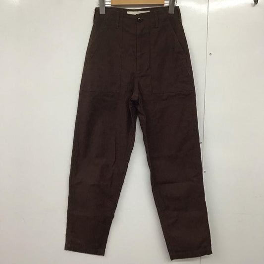ザ シンゾーン THE SHINZONE パンツ スラックス 15AMSPA18 ベイカーパンツ 32 無地 茶 / ブラウン /  レディース USED 古着 中古 10143745