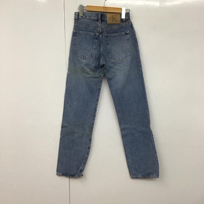 カルバン・クライン Calvin Klein パンツ デニム、ジーンズ 27インチ 無地 水色 / ライトブルー /  レディース USED 古着 中古 10130218
