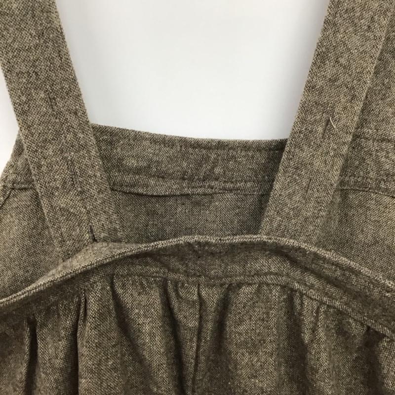 サマンサモスモス Samansa Mos2 サロペット・オーバーオール サロペット、オーバーオール オーバーオール つなぎ オールインワン FREE 無地 茶 / ブラウン /  レディース USED 古着 中古 10142043