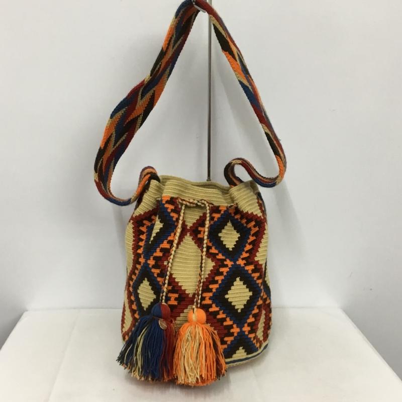 チラバッグス CHILA BAGS ショルダーバッグ ショルダーバッグ バケツ型ショルダーバッグ タッセル 総柄 マルチカラー / マルチカラー /  レディース USED 古着 中古 10142193